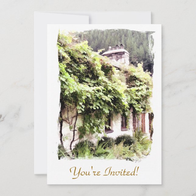 Hütte WISTERIEN Einladung (Vorderseite)