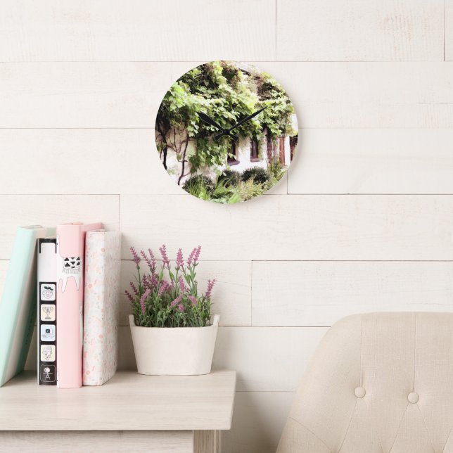 Hütte WISTERIEN Große Wanduhr (Lesesaal)