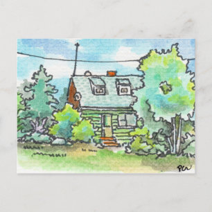Hütte zu 89 postkarte