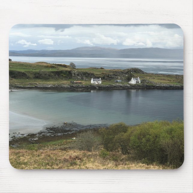 Hütten auf der Insel Jura in Schottland Mousepad (Vorne)