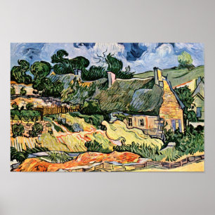 Hütten aus Stroh im Cordevilledeutsch: Poster