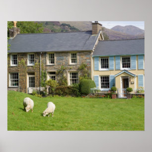 Hütten, Beddgelert, Gwynedd, Wales Poster