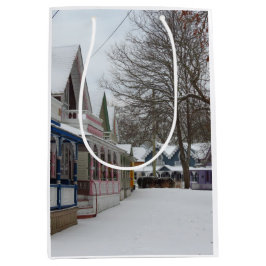 Hütten im Winter - Martha's Vineyard Mittlere Geschenktüte