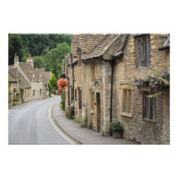 Hütten in Castle Combe, britisches Foto