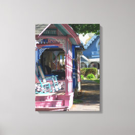 Hütten in einer Reihe - Martha's Vineyard Leinwanddruck