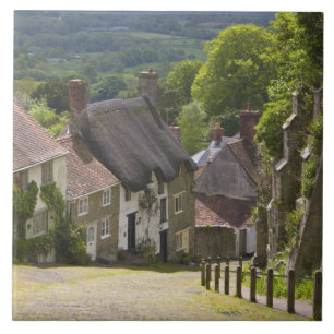 Hütten in Gold Hill, Shaftesbury, Dorset, Fliese
