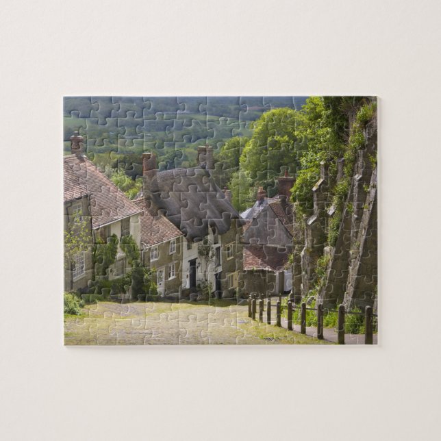 Hütten in Gold Hill, Shaftesbury, Dorset, Puzzle (Horizontal)