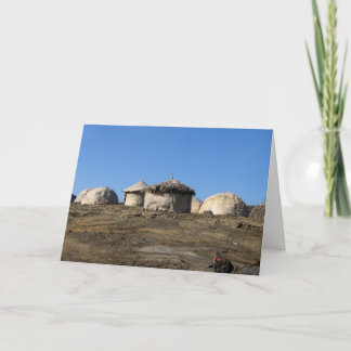 Hütten in Ostafrika Karte