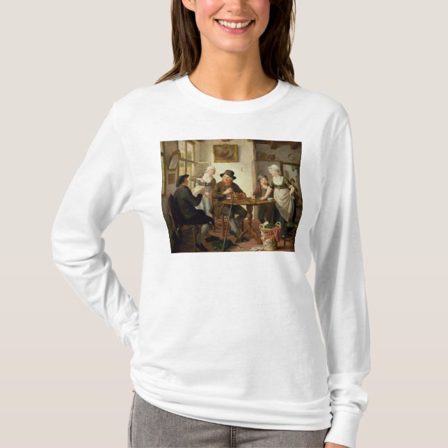 Hütten-Innenraum T-Shirt (Vorderseite)