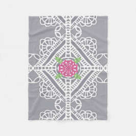 Hütten-Spitze-Druck-Fleece-Decke Fleecedecke