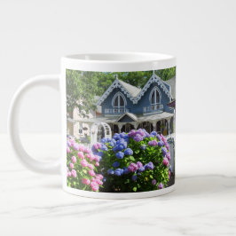 Hütten und Hydrangeas - Martha's Vineyard Jumbo-Tasse