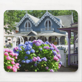 Hütten und Hydrangeas - Martha's Vineyard Mousepad