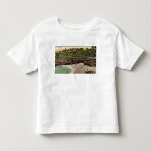 Hütten und Strand in La Jolla Kleinkind T-shirt