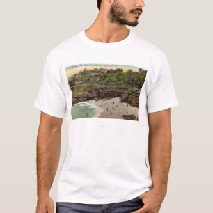 Hütten und Strand in La Jolla T-Shirt