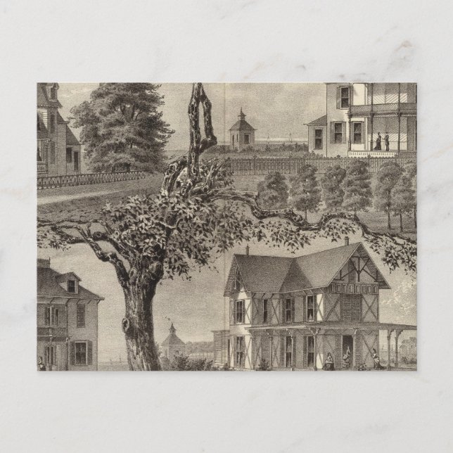 Hütten WC Hamilton, Spring Lake, NJ Postkarte (Vorderseite)