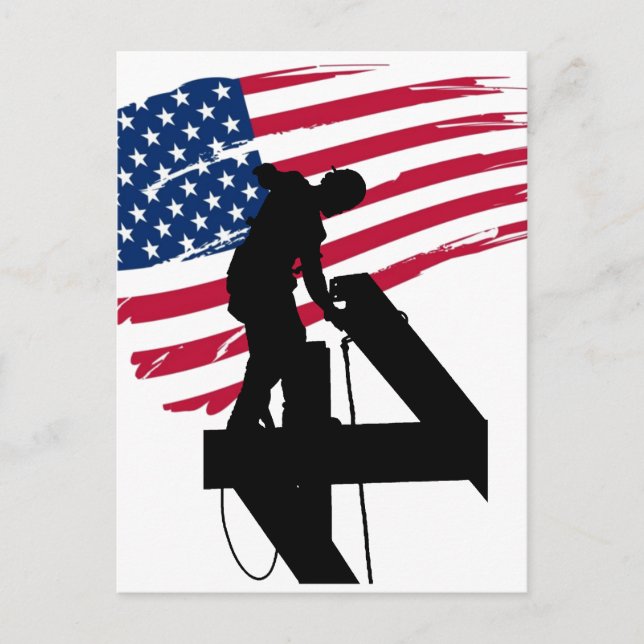 Hüttenarbeiter Postkarte (Vorderseite)