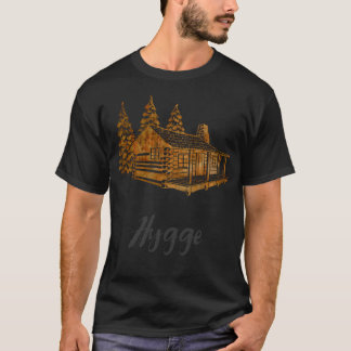 Hüttendesign einer gemütlichen Hütte mit Holzdoodl T-Shirt