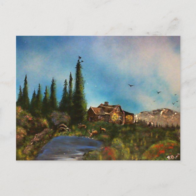 Hüttenfieber Postkarte (Vorderseite)