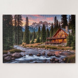 Hüttenlichter Puzzle