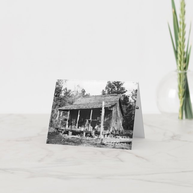 Hüttenwreck Hillbilly Shack Housewarming in den 30 Einladung (Vorderseite)