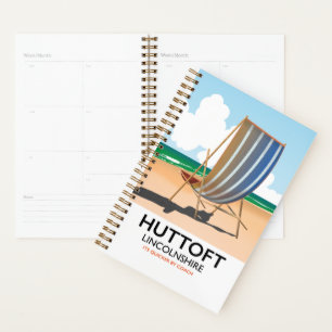 Huttoft Strand Reiseplakat. Planer