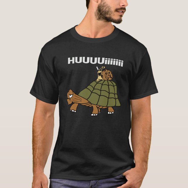 Huuuuuiiii combination turtle snail T-Shirt (Vorderseite)