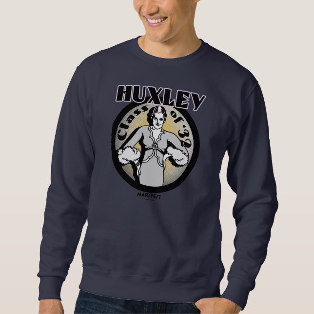 Huxley Uni "ich bin gegen es" Sweatshirt (Vorderseite)