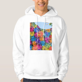 Huzhou China Stadtplan Hoodie