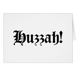 Huzzah! {Mittelalterliche Typografie}