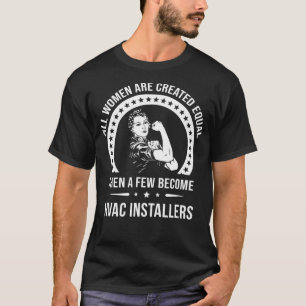 Hvac Installer Shirts für Frauen Hvac Installer