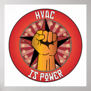 Hvac ist Power Poster