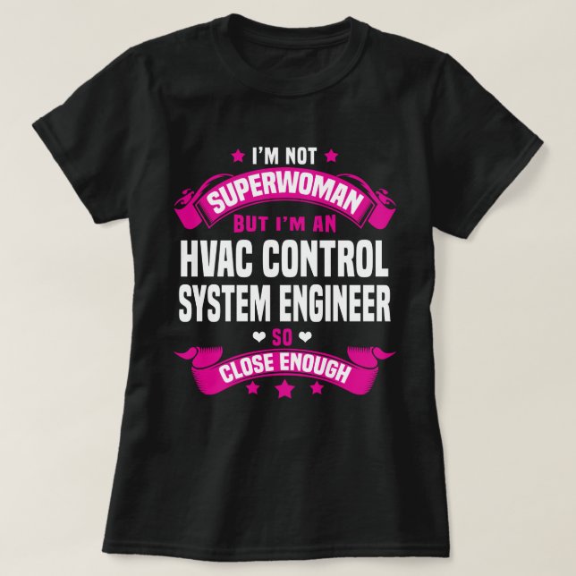 HVAC Kontrolle Systemingenieur T-Shirt (Design vorne)