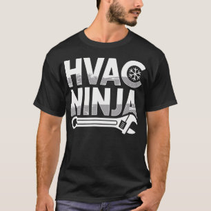 Hvac Ninja Bekleidung Professional Master Klimaanl T-Shirt