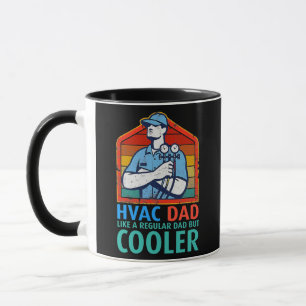 HVAC Papa, aber cooler Lustiger HVAC-Techniker-Vat Tasse