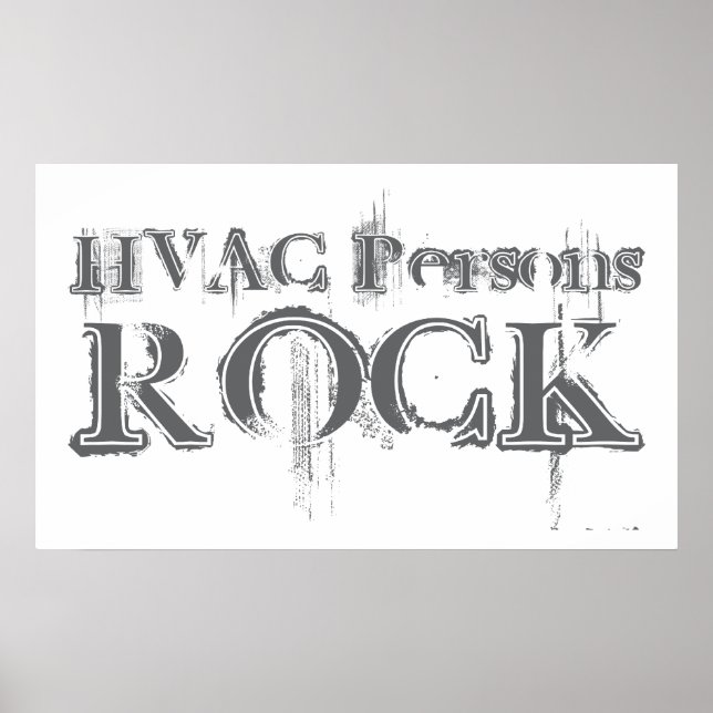 HVAC Persons Rock Poster (Vorne)