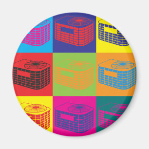 Hvac-Pop-Kunst Magnet