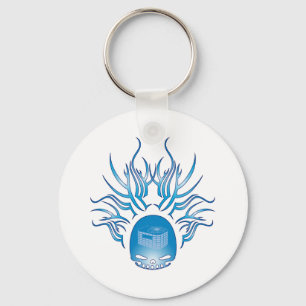 Hvac-Schädel Schlüsselanhänger