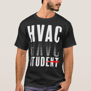 HVAC Student Abschluss Heizung HVAC Tech T-Shirt