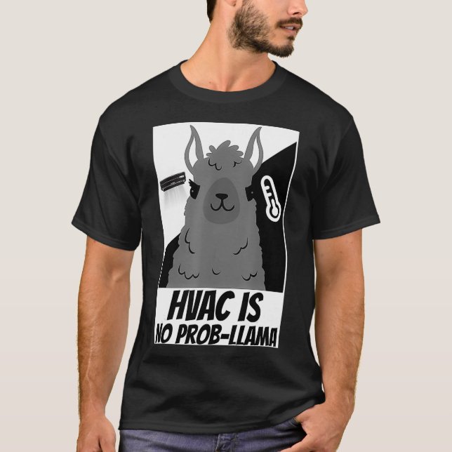 HVAC Tech Funny HVAC Installer Techniker AC Repai T-Shirt (Vorderseite)
