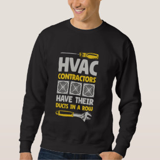 Hvac Tech hat ihre Aufgaben in einer Reihe, Aircon Sweatshirt