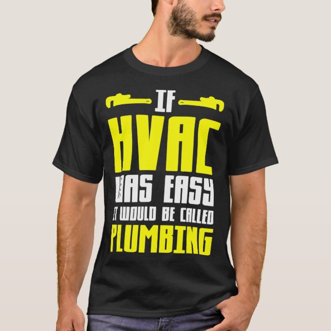 HVAC Tech HVAC Techniker T-Shirt (Vorderseite)