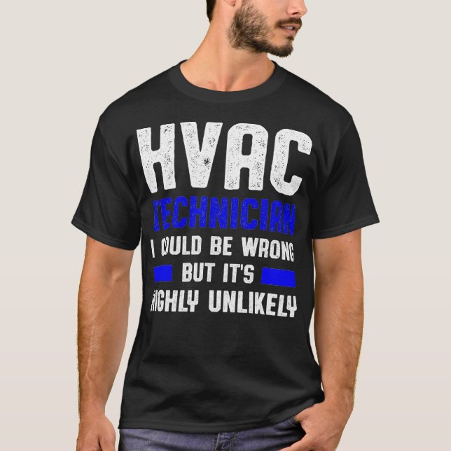 HVAC Technician Funny Funny HAC Tech  T-Shirt (Vorderseite)