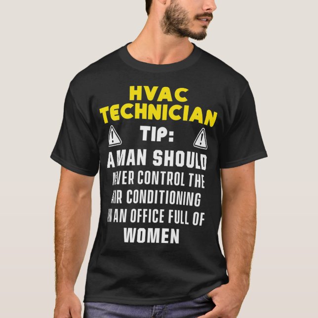HVAC Technician Funny HVAC Tech Premium _46 T-Shirt (Vorderseite)