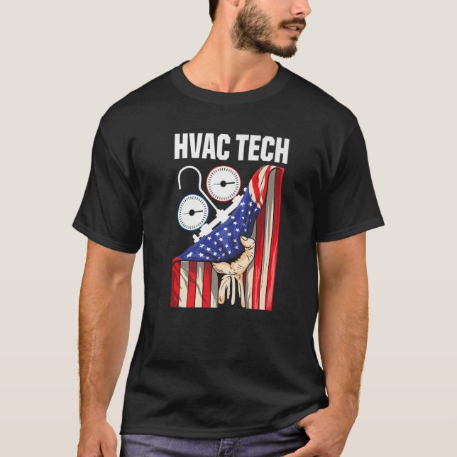 HVAC Technician Funny HVAC Tech T-Shirt (Vorderseite)