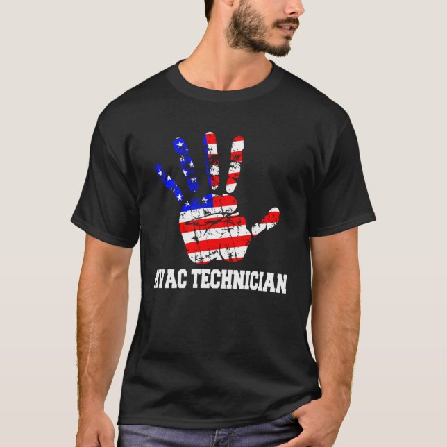 HVAC Technician Hardwork  HVAC Tech T-Shirt (Vorderseite)