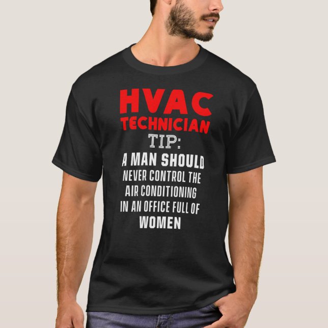 Hvac Technician Hvac Tech 12 T-Shirt (Vorderseite)