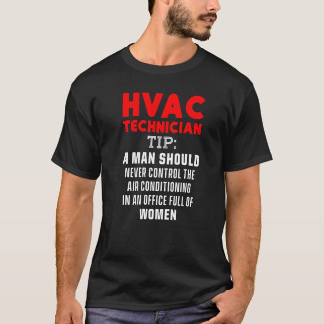 Hvac Technician Hvac Tech 12 T-Shirt (Vorderseite)