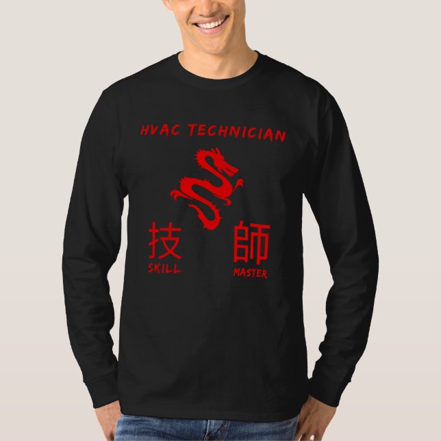 HVAC Technician Skill Master Engineer HVACR Mechan T-Shirt (Vorderseite)