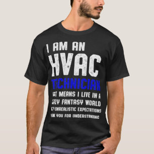 HVAC Techniker Fantasy Funny Funny HVAC Tech T-Shirt