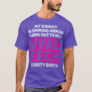 HVAC-Techniker Freundin Ehefrau in Not T-Shirt